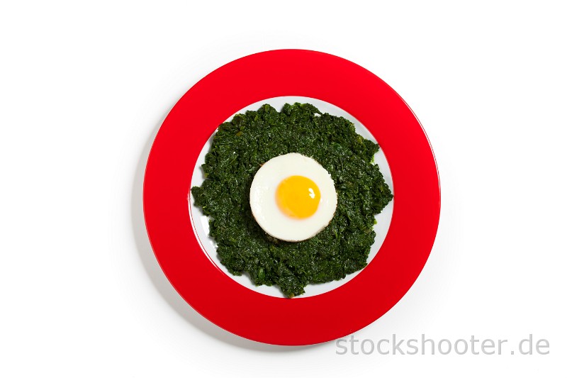 _MG_8165_spinach.jpg - egg sunny side up on a bed of spinach